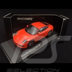 Porsche 911 type 991 phase II Carrera 4S 2016 orange fusion lava orange 1/43 Minichamps 410067241