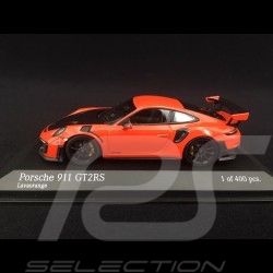 Porsche 911 type 991 GT2 RS phase II 2018 lava orange 1/43 Minichamps 410067239