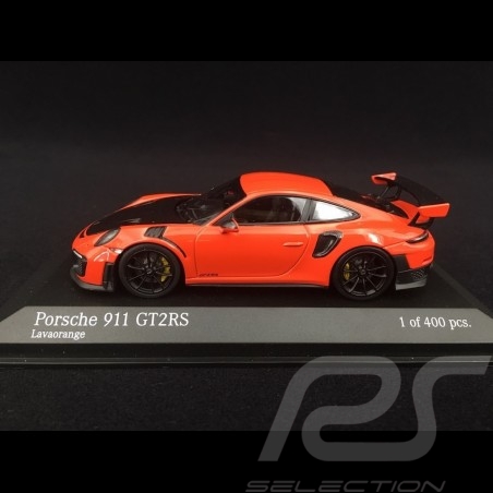 Porsche 911 type 991 GT2 RS phase II 2018 lavaorange 1/43 Minichamps 410067239