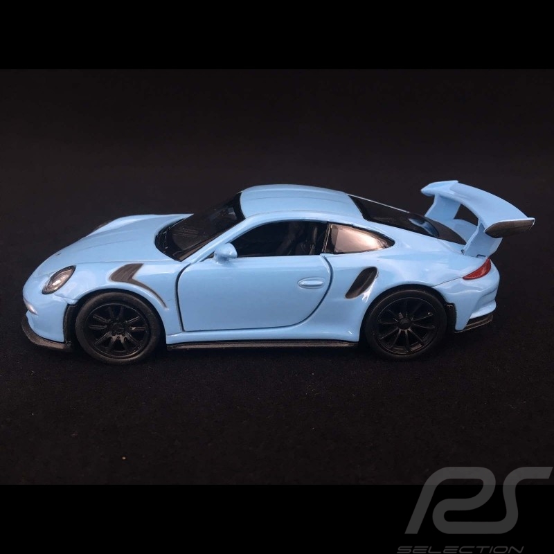 Porsche 911 GT3 RS type 991 PH1 2015 jouet à friction Welly bleu Gulf WAX02600005