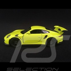 Porsche 911 GT3 RS type 991 MK1 2015 pull back toy Welly light green WAX02600005