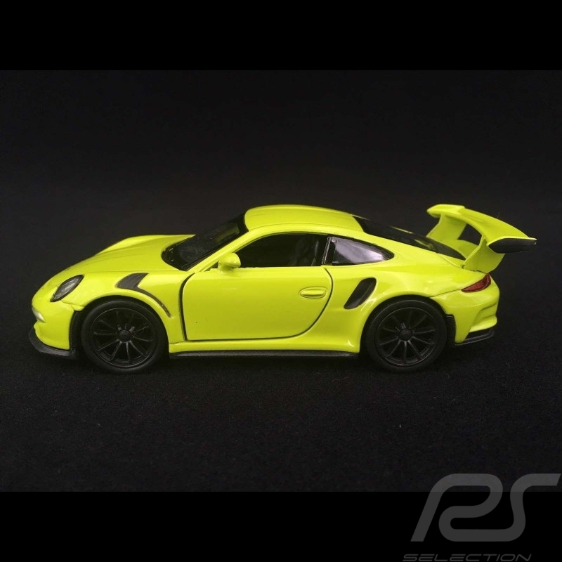 Porsche 911 GT3 RS type 991 MK1 2015 Spielzeug Reibung Welly Lichtgrün WAX02600005