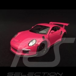 Porsche 911 GT3 RS type 991 MK1 2015 Spielzeug Reibung Welly Fuchsia purplerot WAX02600005