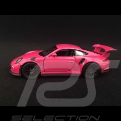 Porsche 911 GT3 RS type 991 MK1 2015 pull back toy Welly Fuchsia ruby red WAX02600005