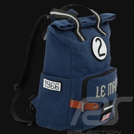 24h Le Mans Legende Modern backpack Navy blue Cotton Official Supply LM300BL-20A
