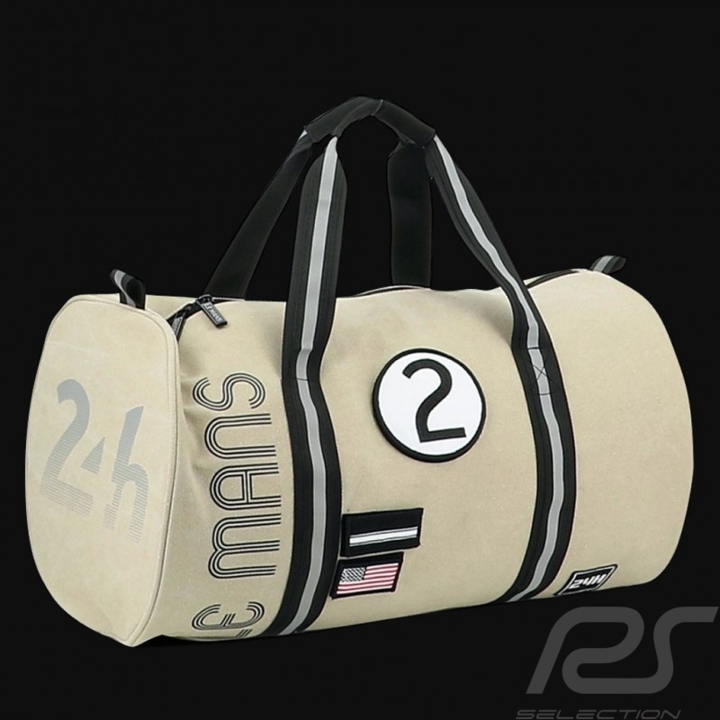 24h Le Mans Legende Modern backpack Beige Cotton Official Supply LM300BE-20A