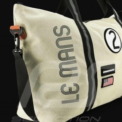 24h Le Mans Legende Travel bag Weekend Beige Cotton Official Supply LM300BE-16