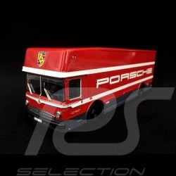 Mercedes O 317 truck Porsche Transporter Motorsport Red 1/43 Schuco 450372900