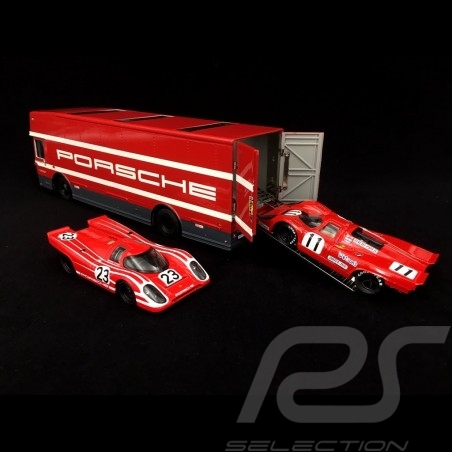 Mercedes O 317 truck Porsche Transporter Motorsport Red 1/43 Schuco 450372900