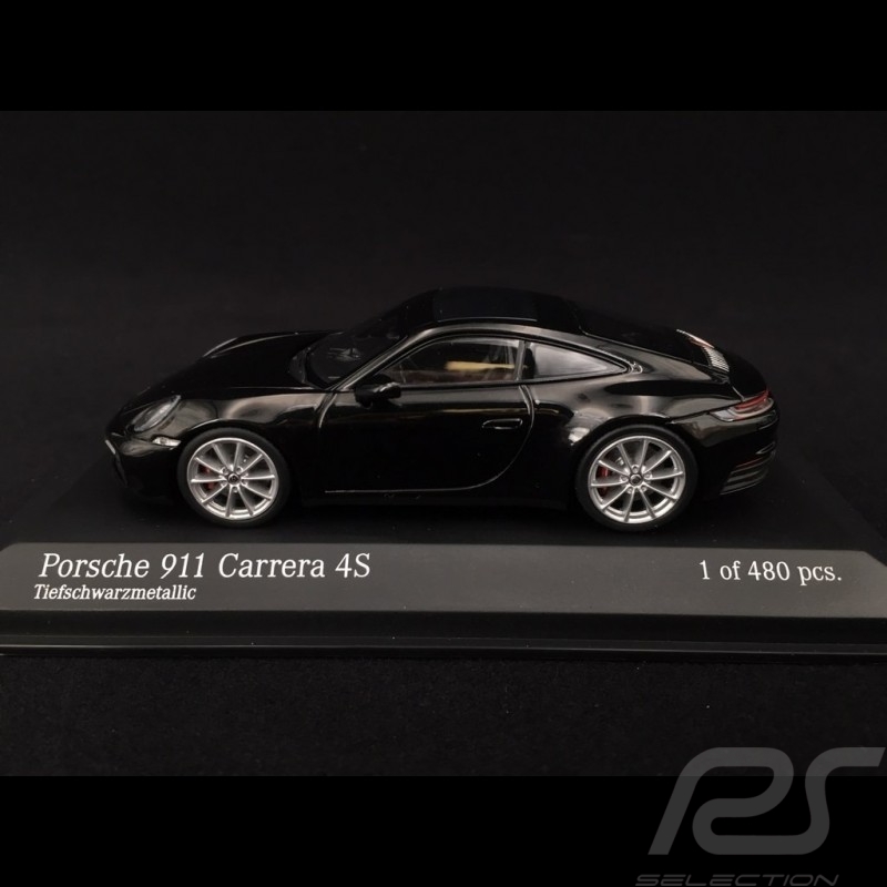 Porsche 911 type 992 Carrera 4S 2019 black 1/43 Minichamps 410069320