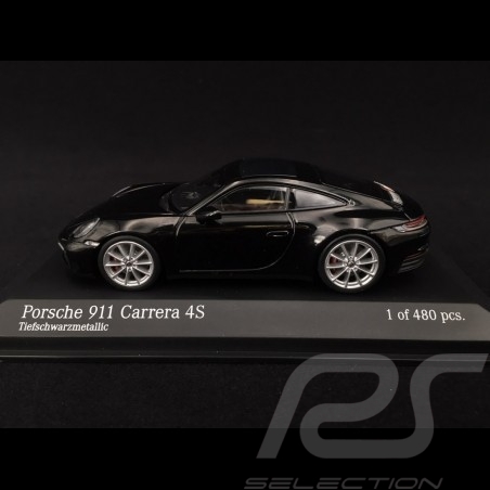 Porsche 911 typ 992 Carrera 4S 2019 schwarz 1/43 Minichamps 410069320