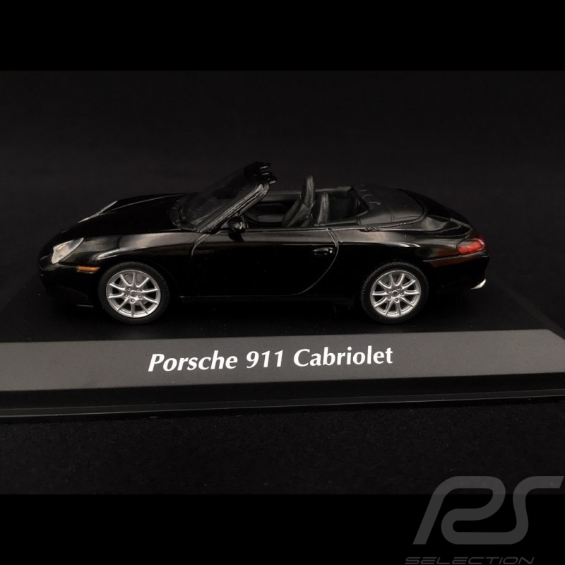 Porsche 911 type 996 Cabriolet 2001 noir 1/43 Minichamps 940061030