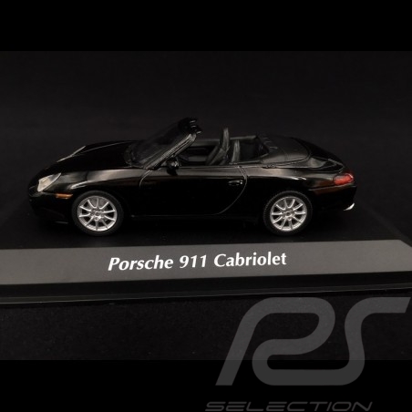 Porsche 911 type 996 Cabriolet 2001 noir 1/43 Minichamps 940061030