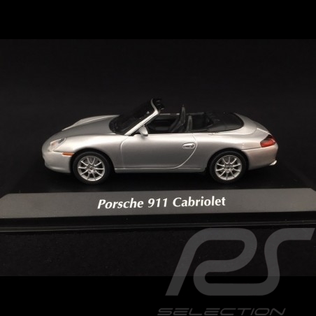 Porsche 911 type 996 Cabriolet 2001 argent 1/43 Minichamps 940061031
