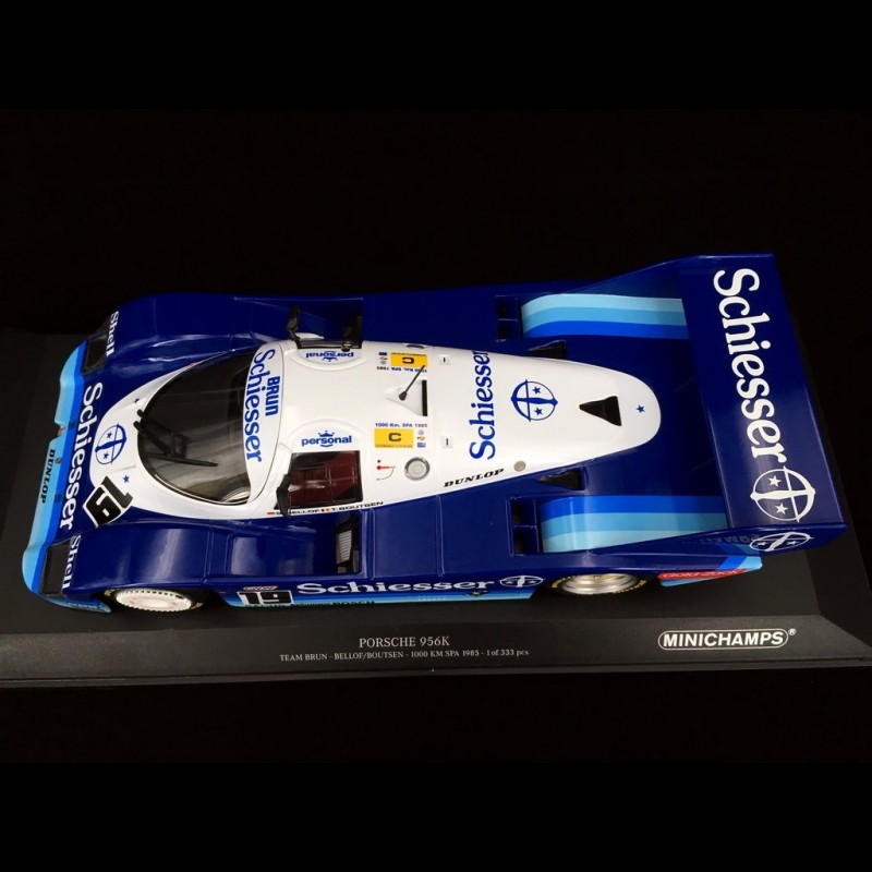 Porsche 956 B 1000km Spa 1985 n° 19 Bellof 1/18 Minichamps 153856619