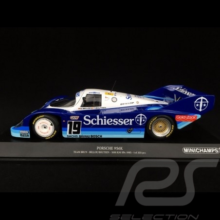 Porsche 956 B 1000km Spa 1985 n° 19 Bellof 1/18 Minichamps 153856619