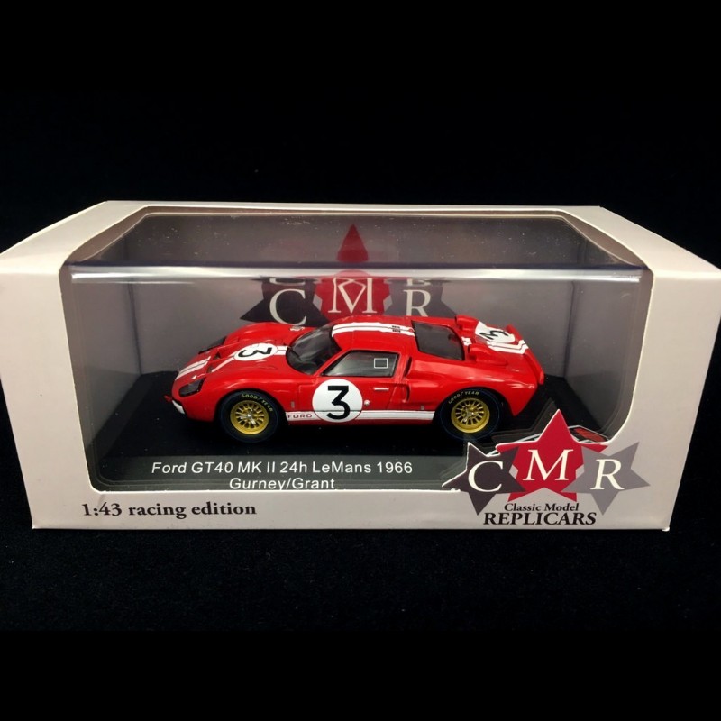 Miniatura Ford Gt40 Mk II #1 - 24h Le Mans 1966 - 1/43 CMR