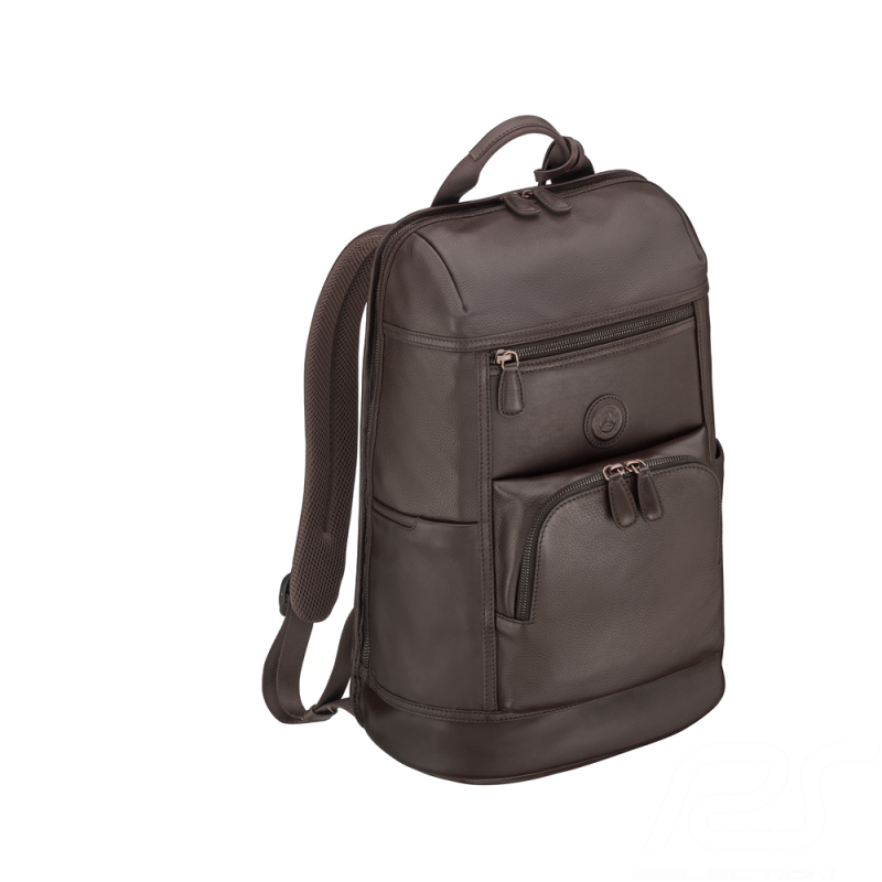 Mercedes Classic Rucksack Dunkelbraun Leder Mercedes-Benz B66042013