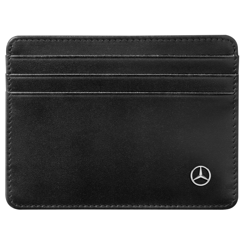 Mercedes Mini credit card holder Black Leather Mercedes-Benz B66951619