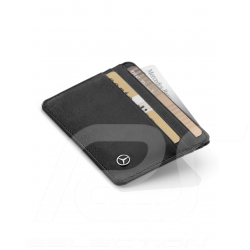 Mercedes Mini credit card holder Black Leather Mercedes-Benz B66951619