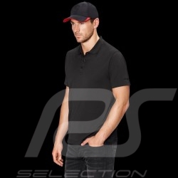 Polo Porsche signature Cool & Dry Noir WAP493J shirt black schwarz homme men herren