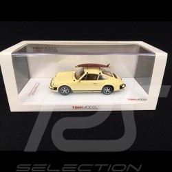 Porsche 911 S 2.7 1977 beige Sahara avec planche de surf 1/43 Truescale TSM430191 with surfboard mit surfbrett