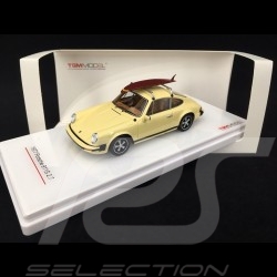 Porsche 911 S 2.7 1977 Sahara beige with surfboard 1/43 Truescale TSM430191
