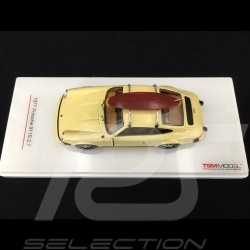 Porsche 911 S 2.7 1977 beige Sahara avec planche de surf 1/43 Truescale TSM430191 with surfboard mit surfbrett