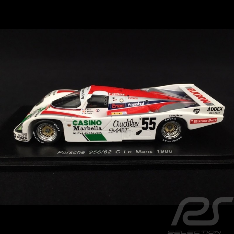 Porsche 956 /62 C n° 55 Le Mans 1986 1/43 Spark S7510