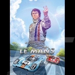 Livre BD Et Steve McQueen créa Le Mans - Tome 2 Comic book Buch français french Franzosich