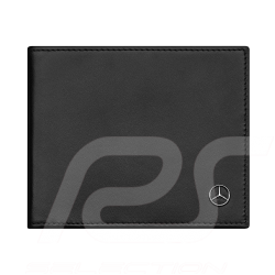 Mercedes RFID Credit card holder Black Leather with money clip Mercedes-Benz B66953959