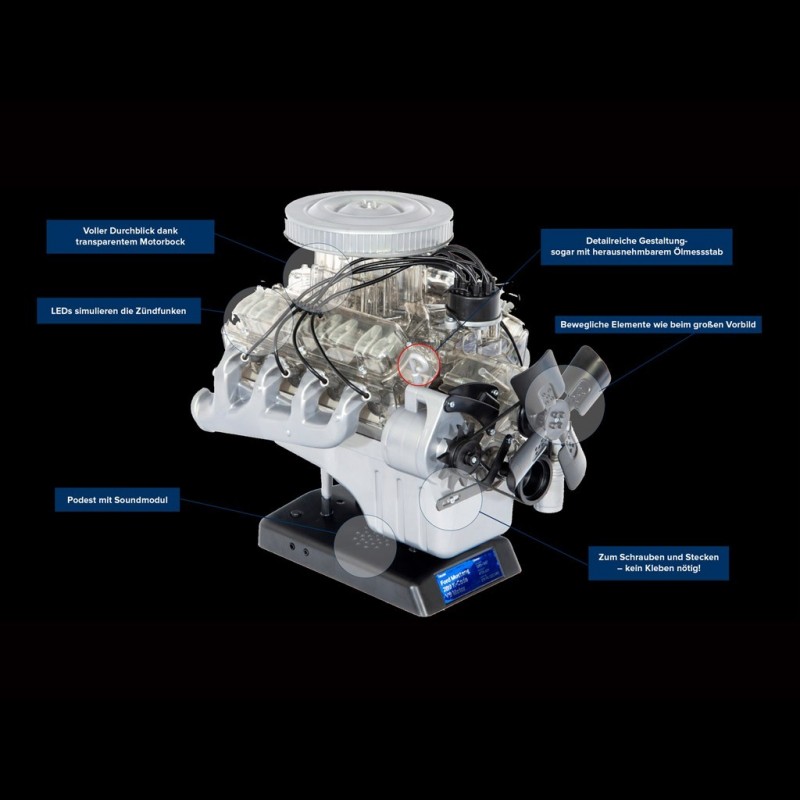 Ford mustang v8 motor bauen sie ihren eigenen 1965-er mustang typ k-code-v8 