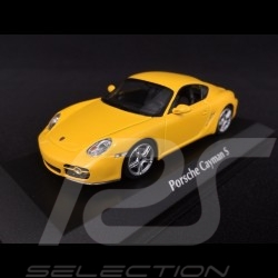 Porsche Cayman S type 987 2005 jaune racing 1/43 Minichamps 940065620 racing yellow racinggelb 