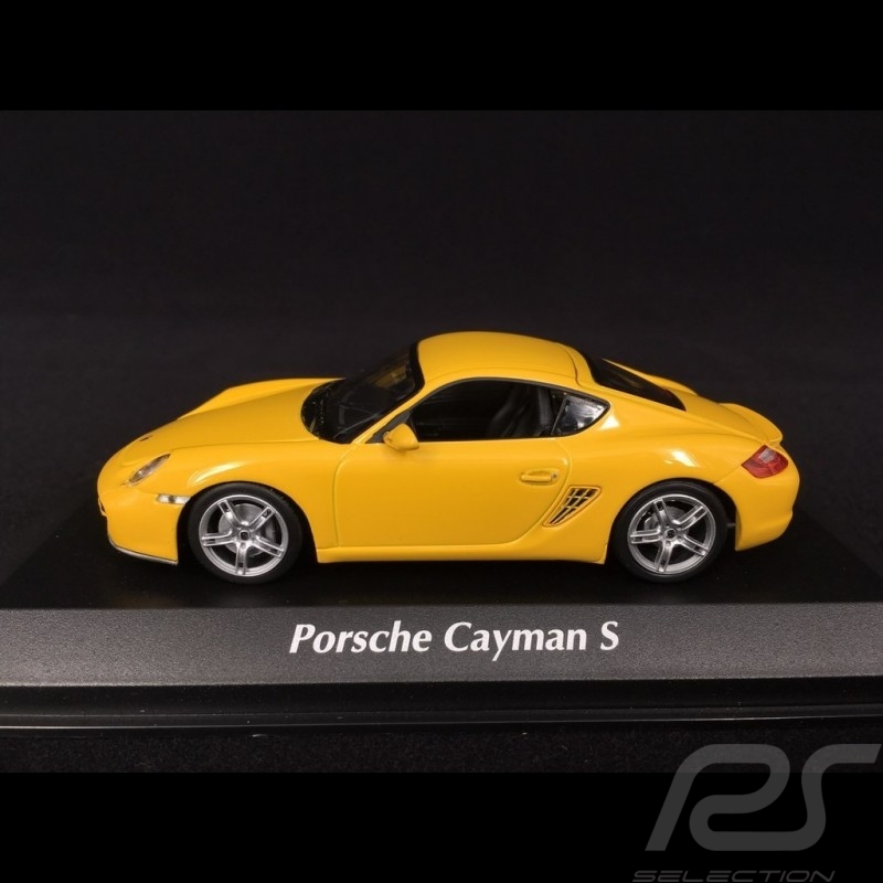 Porsche Cayman S type 987 2005 racing yellow 1/43 Minichamps 940065620