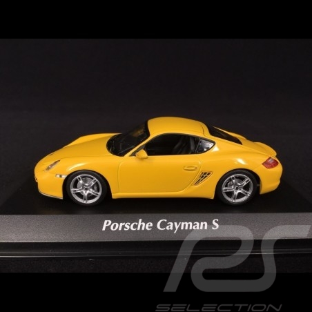 Porsche Cayman S type 987 2005 racing yellow 1/43 Minichamps 940065620