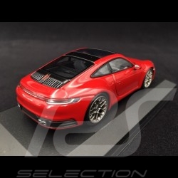 Porsche 911 type 992 Carrera 4S 2019 carmine red 1/43 Minichamps 410069321