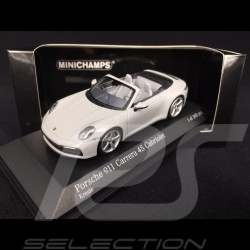 Porsche 911 type 992 Carrera 4S Cabriolet 2019 chalk grey 1/43 Minichamps 410069331