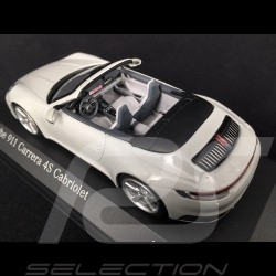 Porsche 911 type 992 Carrera 4S Cabriolet 2019 chalk grey 1/43 Minichamps 410069331
