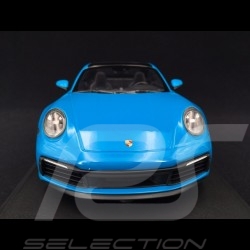 Porsche 911 type 992 Carrera 4S 2019 miami blue 1/18 Minichamps 153067326