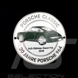 Badge de grille Porsche 914 50 ans 1969 - 2019 Blanc Porsche Design MAP04515619