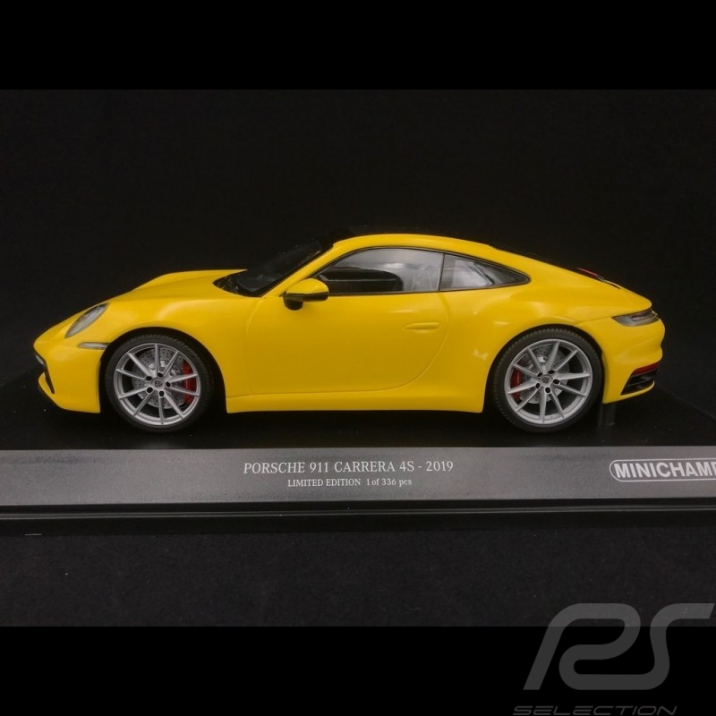 Porsche 911 typ 992 Carrera 4S 2019 speedgelb 1/18 Minichamps 155067320