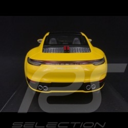 Porsche 911 type 992 Carrera 4S 2019 jaune racing speed yellow speedgelb 1/18 Minichamps 155067320