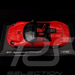 Porsche 911 type 991 Speedster Concept II rouge Indien 2018 1/43 Spark WAX02100043 Guards red indischrot
