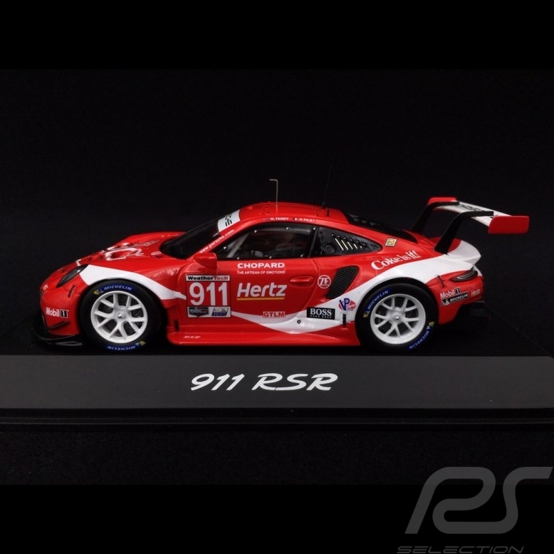 Porsche 911 type 991 GT3 RSR 2019 n° 911 Coca-Cola Presentation 1/43 Spark WAP0209300LCCL
