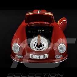 Porsche 356 A Carrera Cabriolet rouge rubis 1/18 Schuco 450031600