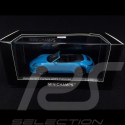 Porsche 911 typ 991 phase II Carrera 4 GTS Cabriolet 2016 Miami blau 1/43 Minichamps 410067332