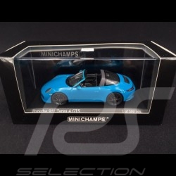 Porsche 911 typ 991 Phase II Targa 4 GTS 2016 Miami blau 1/43 Minichamps 410067342