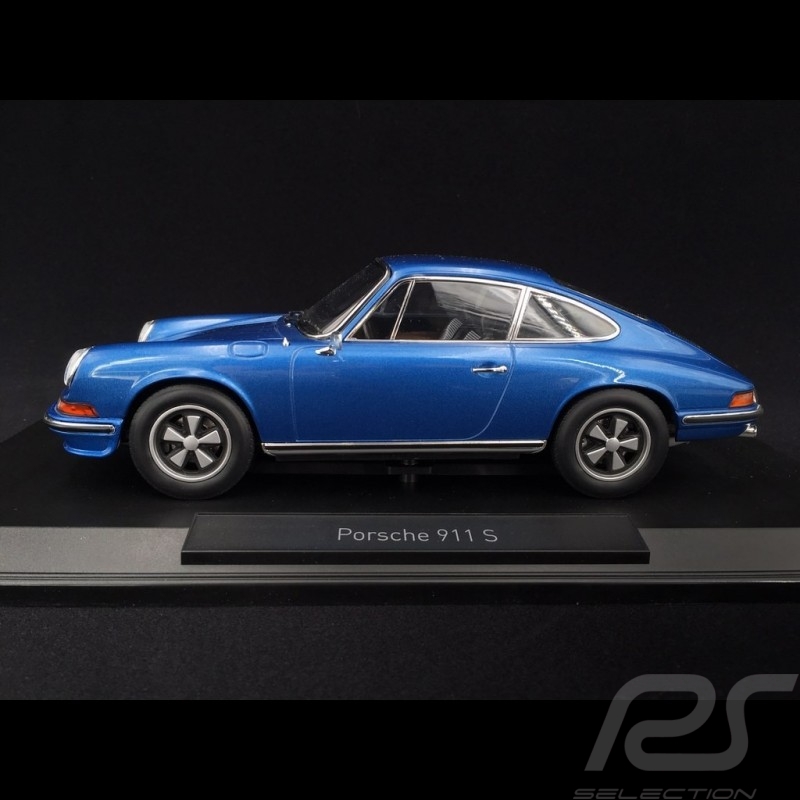 Porsche 911 2.4S Coupé 1973 bleu blue blau Gemini 1/18 Norev 187641