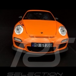 Porsche 911 type 997 GT3 RS 3.8 Mk II 2009 Orange 1/18 Norev 187562