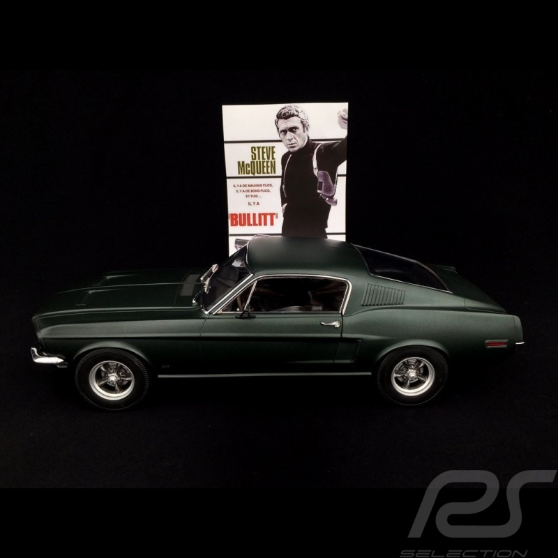 Ford Mustang Fastback GT 1968 Bullit Grün satiniert 1/12 Norev 122702